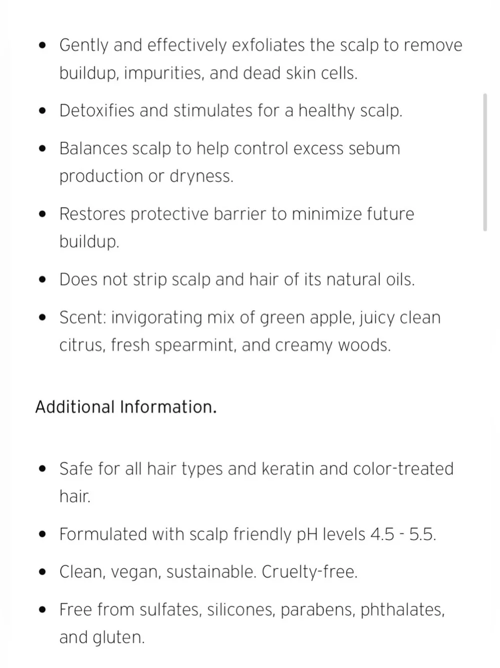 FEKKAI Apple Cider Detox Scalp Scrub